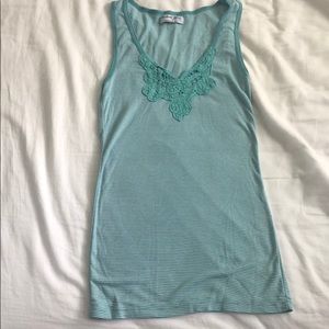 Michael Stars Tank with detail collar